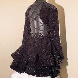 Riah Marie black sparkling dress
